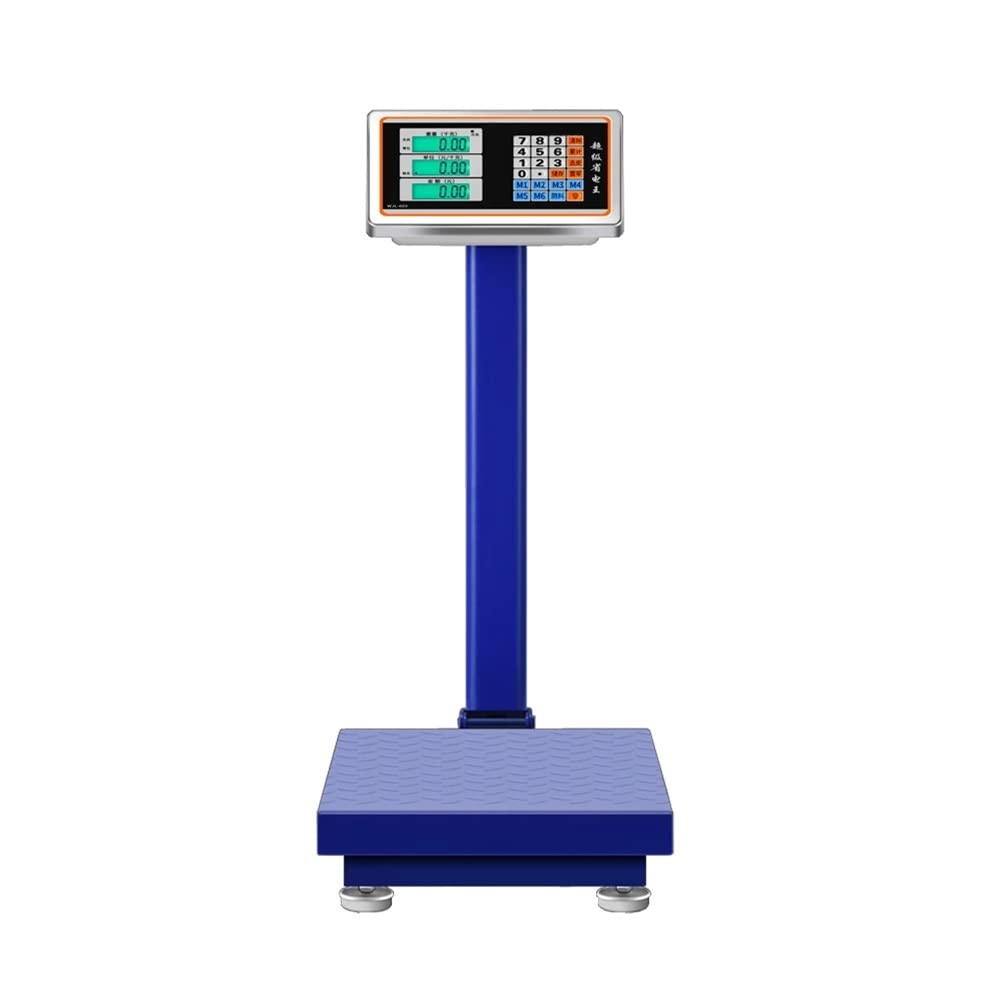 CAIYONG Digital Platform Scale Weight Electronic Floor Heavy Duty Folding Scales High-Definition LCD Display Perfect for Luggage Package Price Computing Postal Shipping Mailing (Size : 150kg) (150kg)