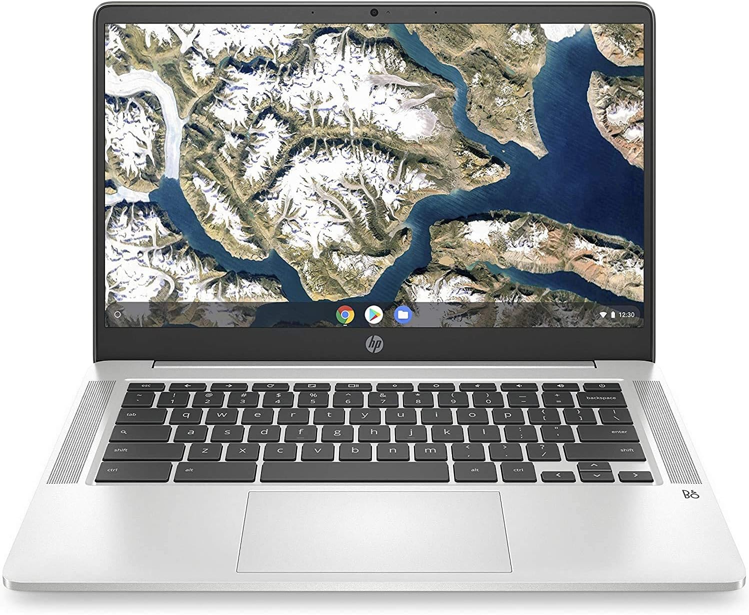 HP Chromebook 14-inch HD Laptop, Intel Celeron N4000, 4 GB RAM, 32 GB eMMC, Chrome (14a-na0010nr, Mineral Silver)