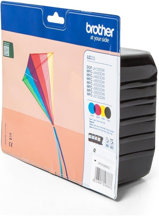 Brother Ink Cartridge 1 Pc(S) Original Black, Cyan, LC-223VALBPDR