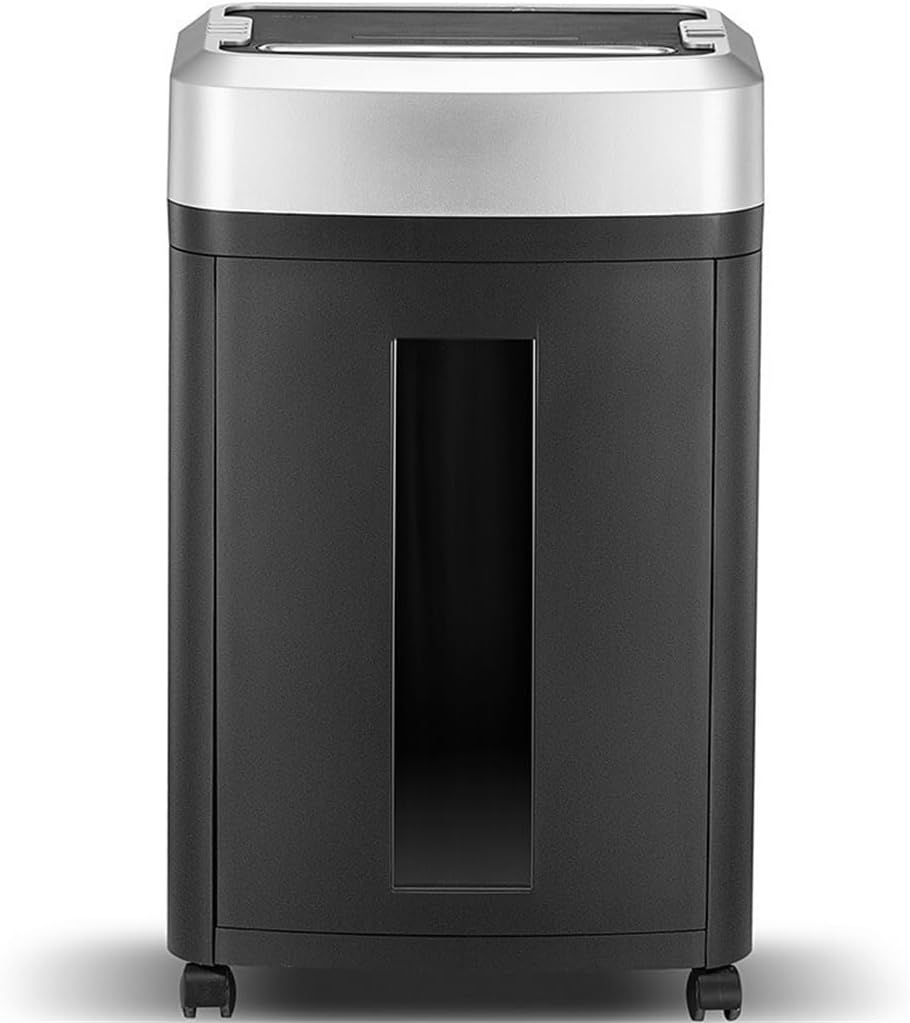 ZHCHAO Office Commercial Level 5 Confidential Shredder 9 Sheets Per Pass 40 Minutes Duration