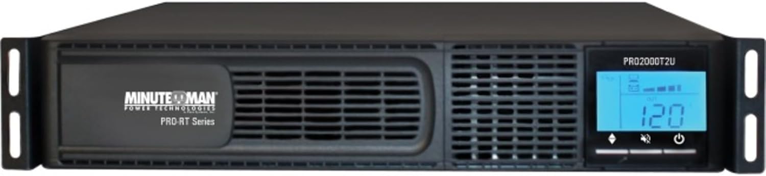 Minute Man para Systems - PRO2000RT2U - 200va Ups Avr Rack/Tower 2000va/1400w LCD Display 3yr Warr