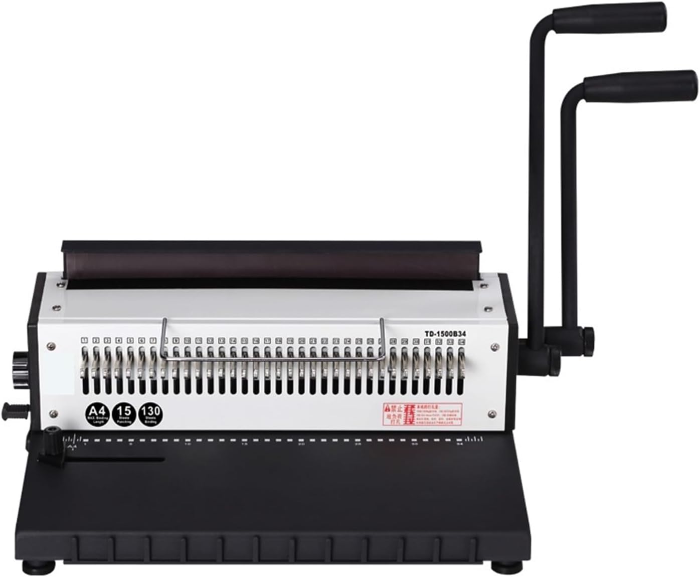 Binding Machines, 34 Holes Double Wire-O Punching Binding Machine A3A4 for Books Puncher Binder, for Office, School,Business