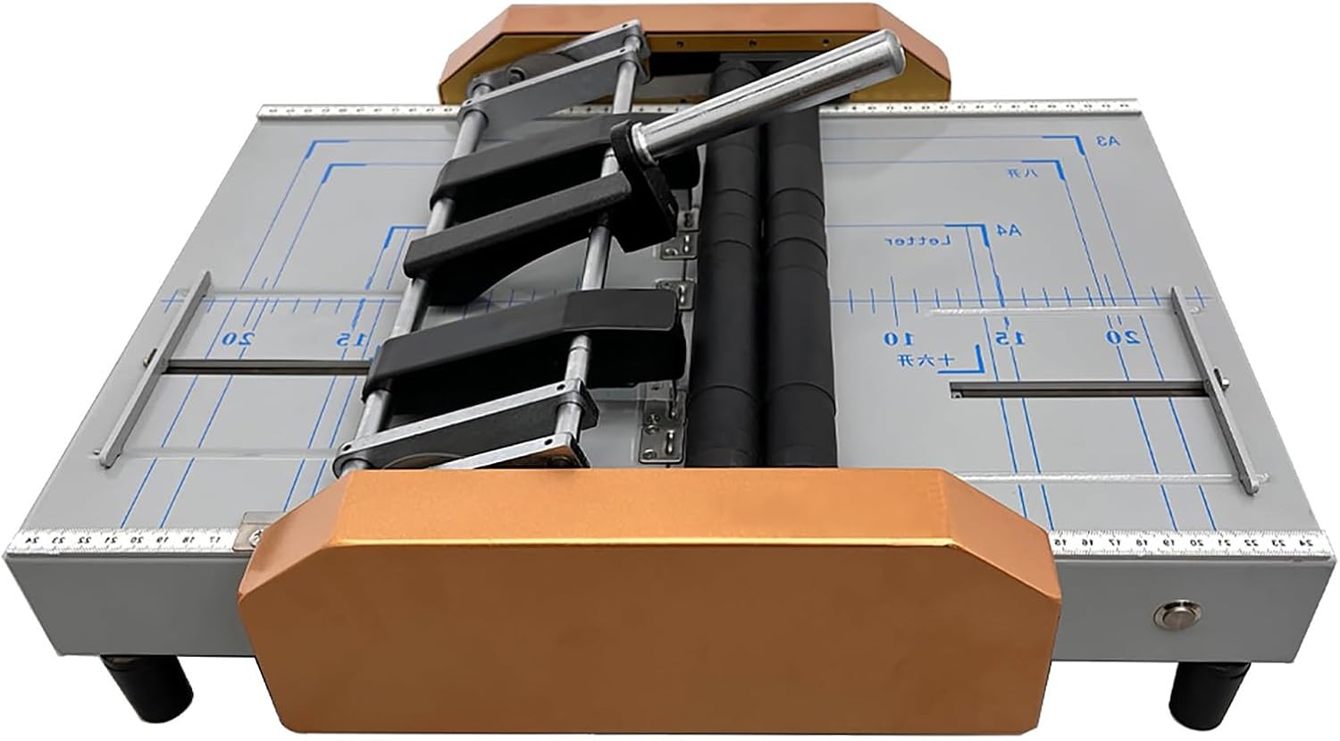 YDBMY Automatic Booklet Binding and Folding Machine,Folds 17 Sheets of 80 GSM Paper,12.48
