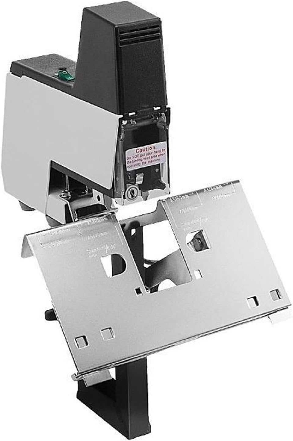 KJZQLMZ 2-50 Sheets Auto Binding Machine Electric Rapid Flat+Saddle Stitching Stapler Binders for Graphic Stores Schools Offices Multiple Application Scenarios