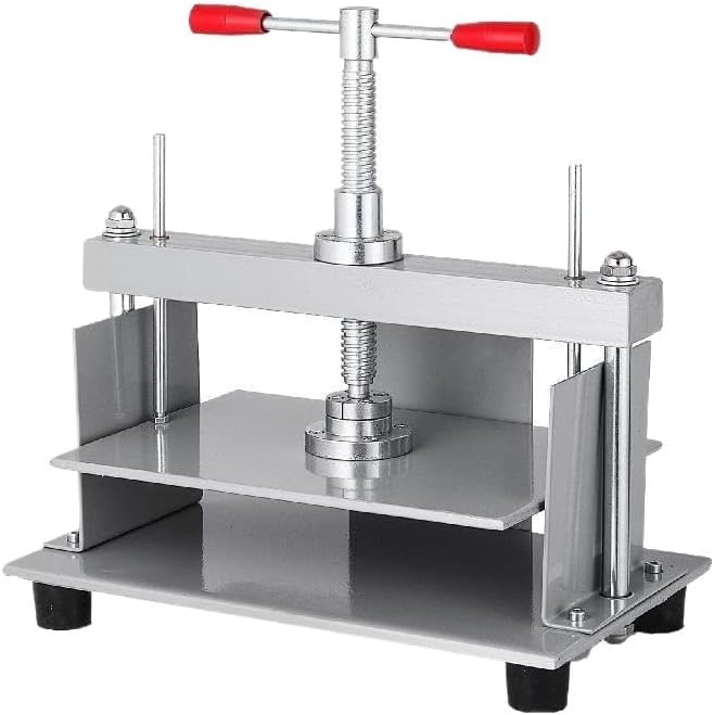 JKSVTF A4 Book Binding Press Machine Manual Flat Paper Binder Tampography Office School Tools Use for Documents Stamps Banknotes