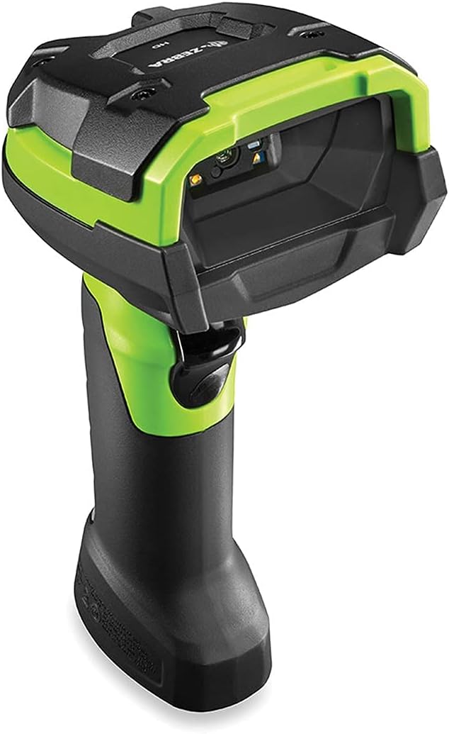 Zebra DS3608-SR Standard Range Handheld Barcode Scanner - Corded, 1D/2D Imager, Vibration Motor, Industrial Green (Includes USB Cable) (Renewed)