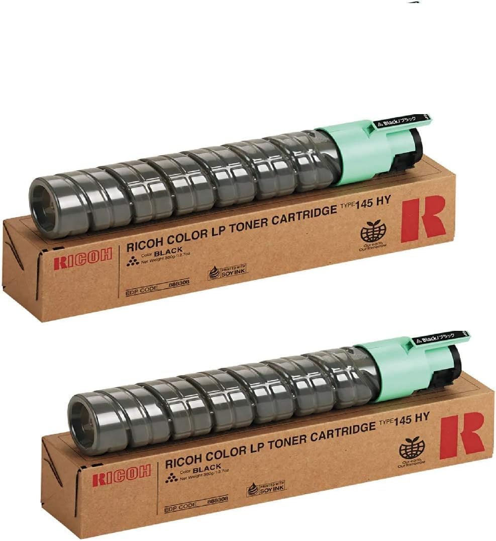 Ricoh : 888308 High-Yield Toner, 15000 Page-Yield, Black -:- Sold as 2 Packs of - 1 - / - Total of 2 Each