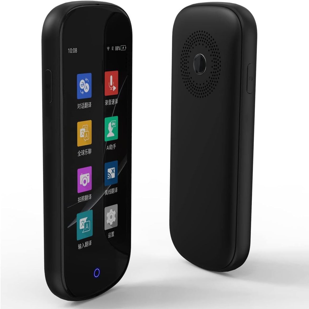 EliteBloom Portable Instant Voice Translator Photo Scanning Translator Foreign Language Translation Devices Recording Translation 4G WiFi/Offline,A