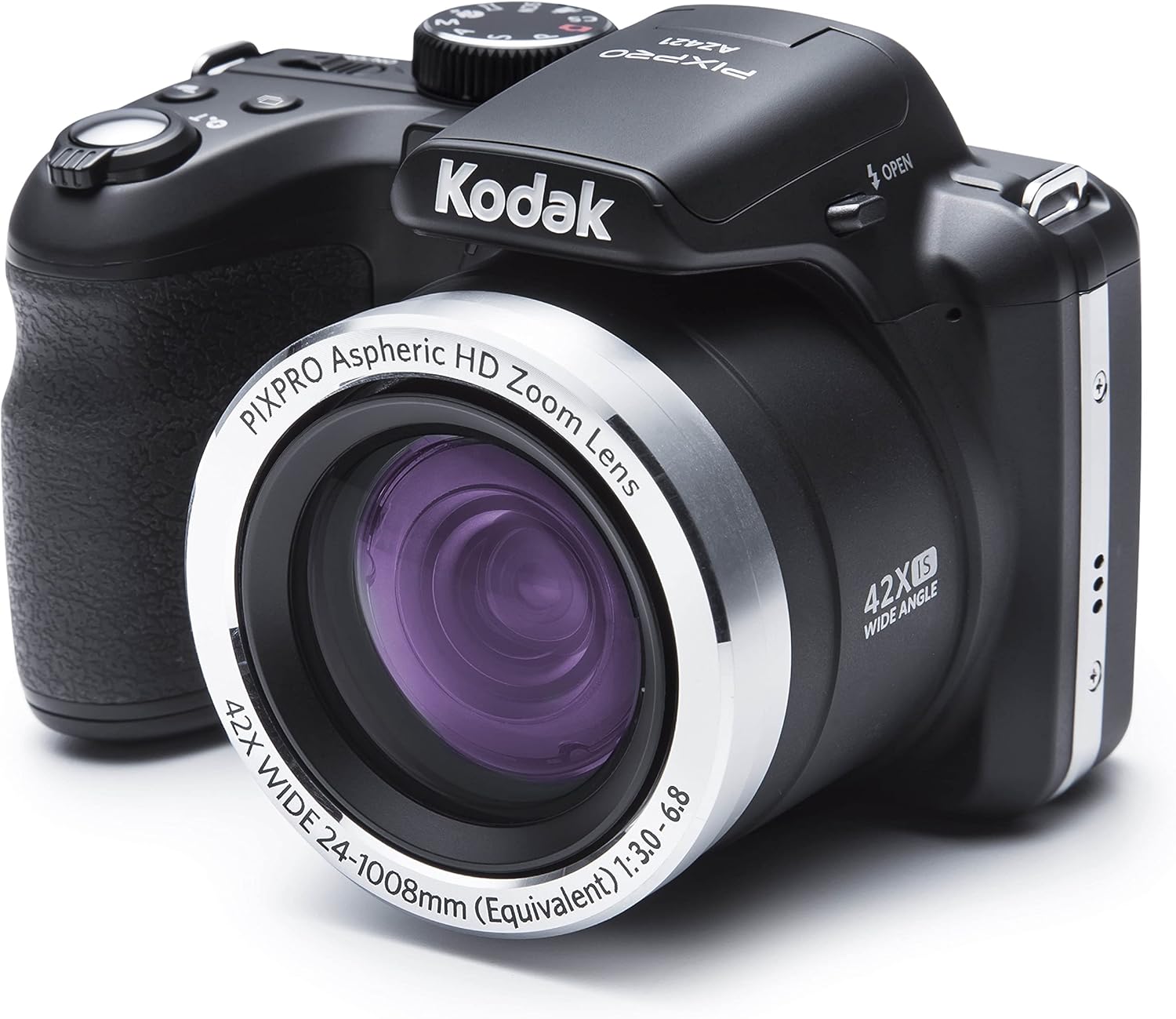 Kodak PIXPRO Astro Zoom AZ421-BK 16MP Digital Camera with 42X Optical Zoom and 3