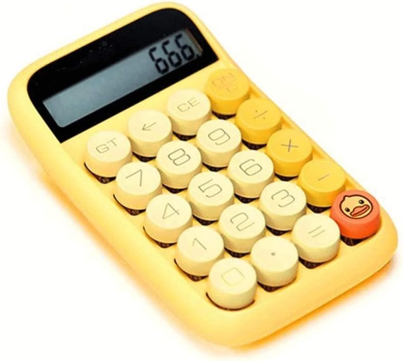 EWUROI Calculator, Standard Functional Desktop and AA Battery Power Electronic Large Display