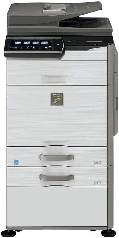 Sharp MX-5140N Tabloid-size Color Laser Multifunction Copier - 51ppm, Copy, Print, Scan, 2 Trays and Cabinet (Renewed)