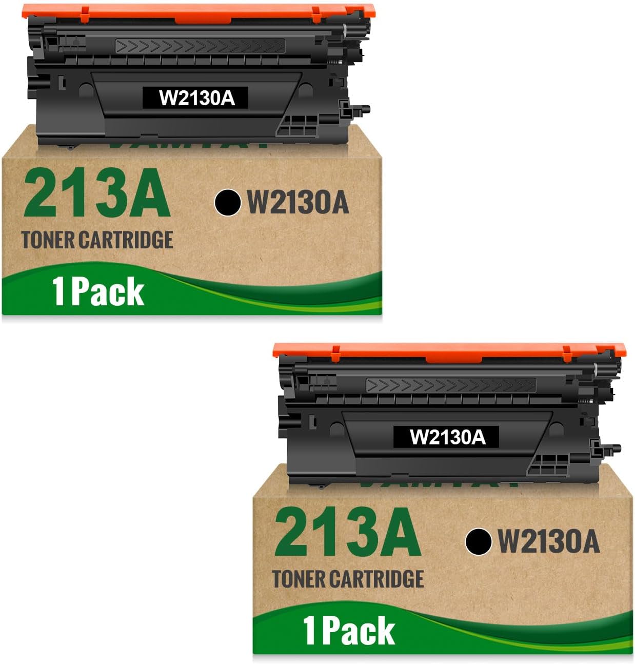 VAMTAY Remanufactured 213A Toner Cartridge Replacement for W2130A for HP 5700 6700 6701 MFP 5800 MFP 6800 MFP 6801 Printer (2 Black)