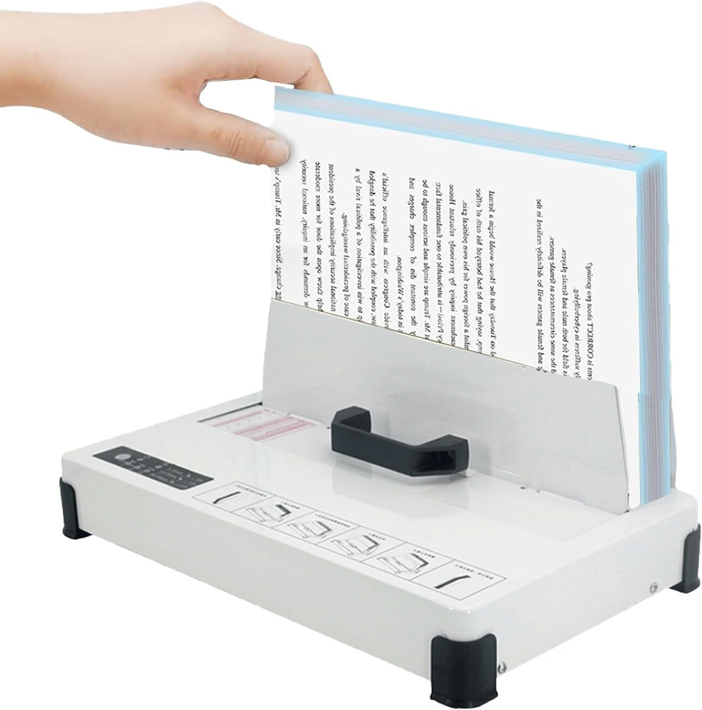 SICWEDIM Thermal Binding Machine Thermal Book Binder Electric Hot Melt Bookbinding Machine 1-50MM Binding Thicknes 500 Sheets for A3 A4 A5 Document Invoice Contract