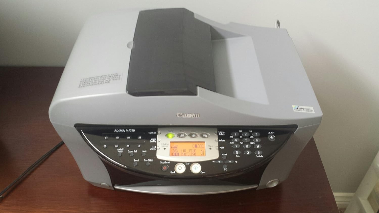 Canon PIXMA MP780 All-In-One Photo Printer