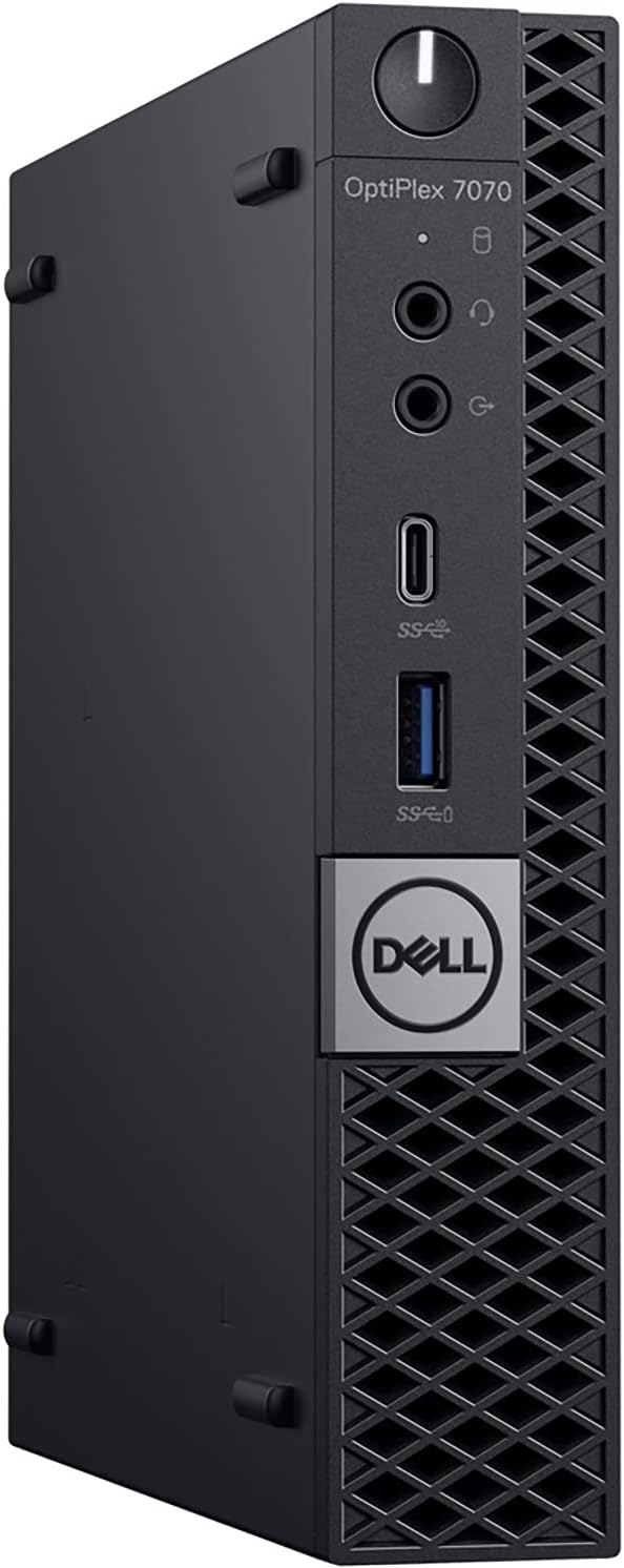 Dell OptiPlex 7070 Business Micro Desktop Computer, Intel Octa-Core i7 9700T Up to 4.3GHz, 32GB DDR4 RAM, 1TB PCIe SSD, 802.11AC WiFi, Bluetooth 5.0, Displayport, Type-C, windows 11 Pro (Renewed)