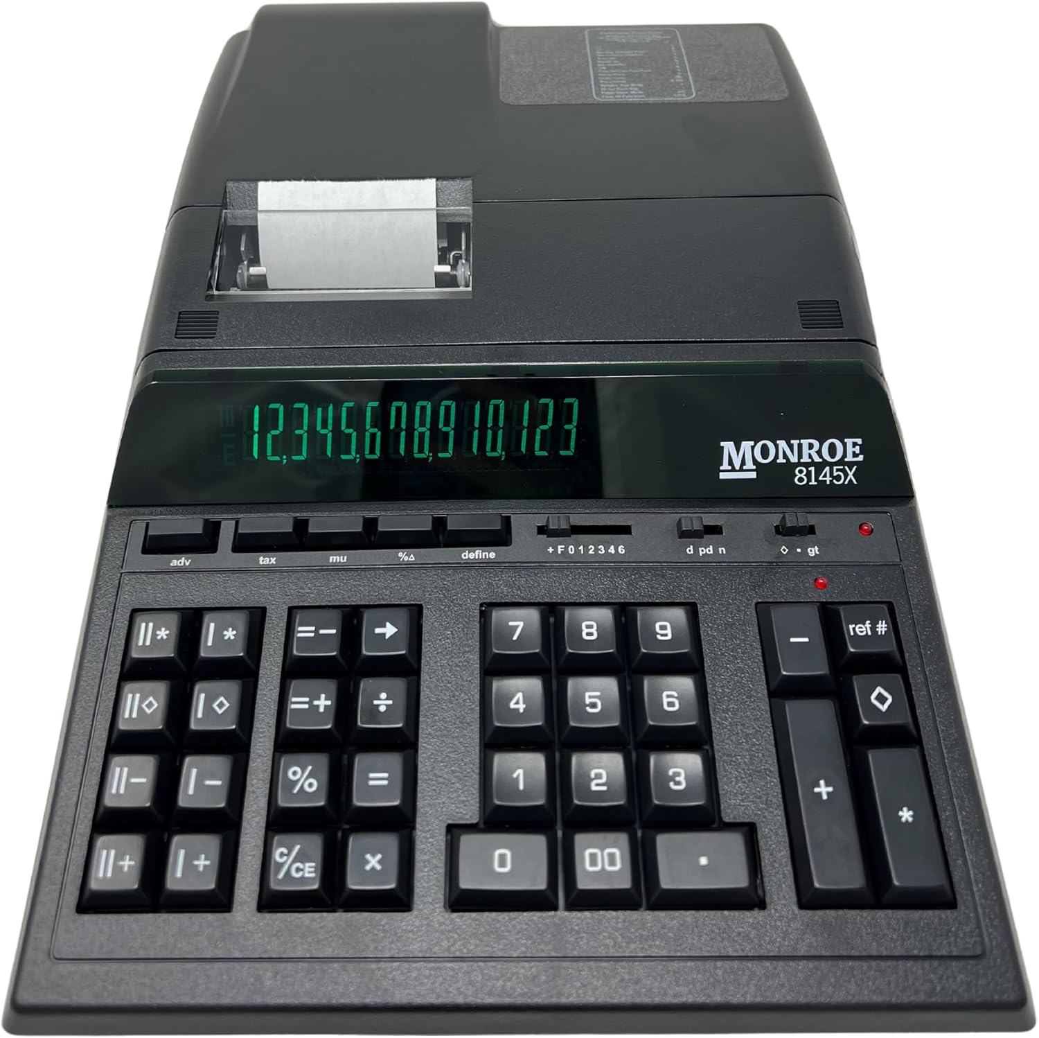 Monroe 8145X 14-Digit Printing Calculator with Large Display for Big Budgets