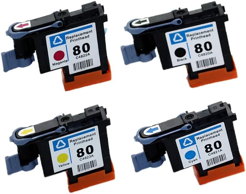 Printer Accessories Compatible with Printhead C4820A C4821A C4822A C4823A Print Head Compatible with HP 80 Designjet 1000 1050 1055 (Color : C4821A)