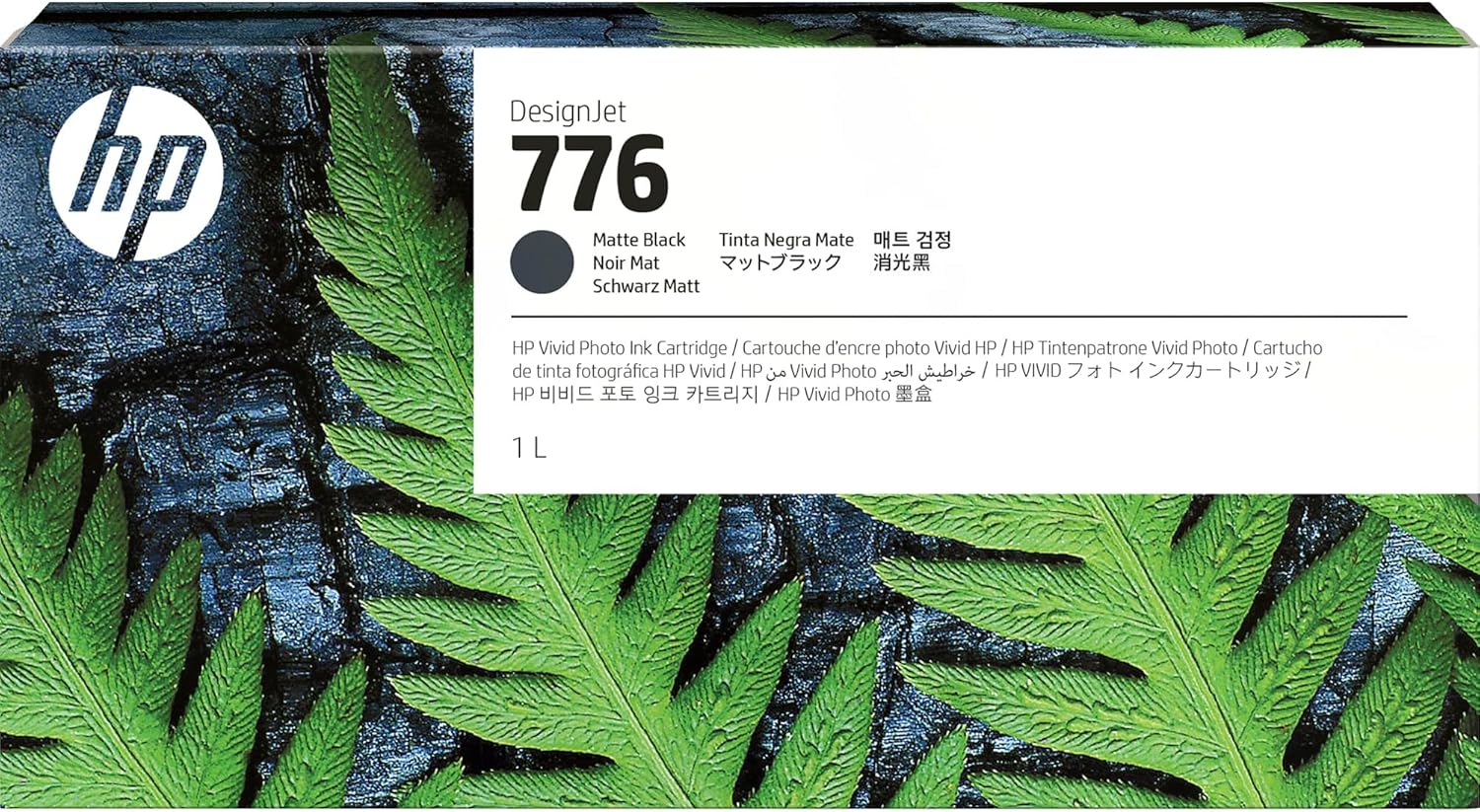 HP 766 High-Yield Matte Black Ink Cartridge, 1XB12A