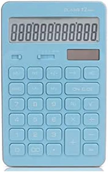 EWUROI Calculator, Battery and Solar Hybrid Powered LCD Display, Shock and Water Resistant, for Restaurants, Construction Sites