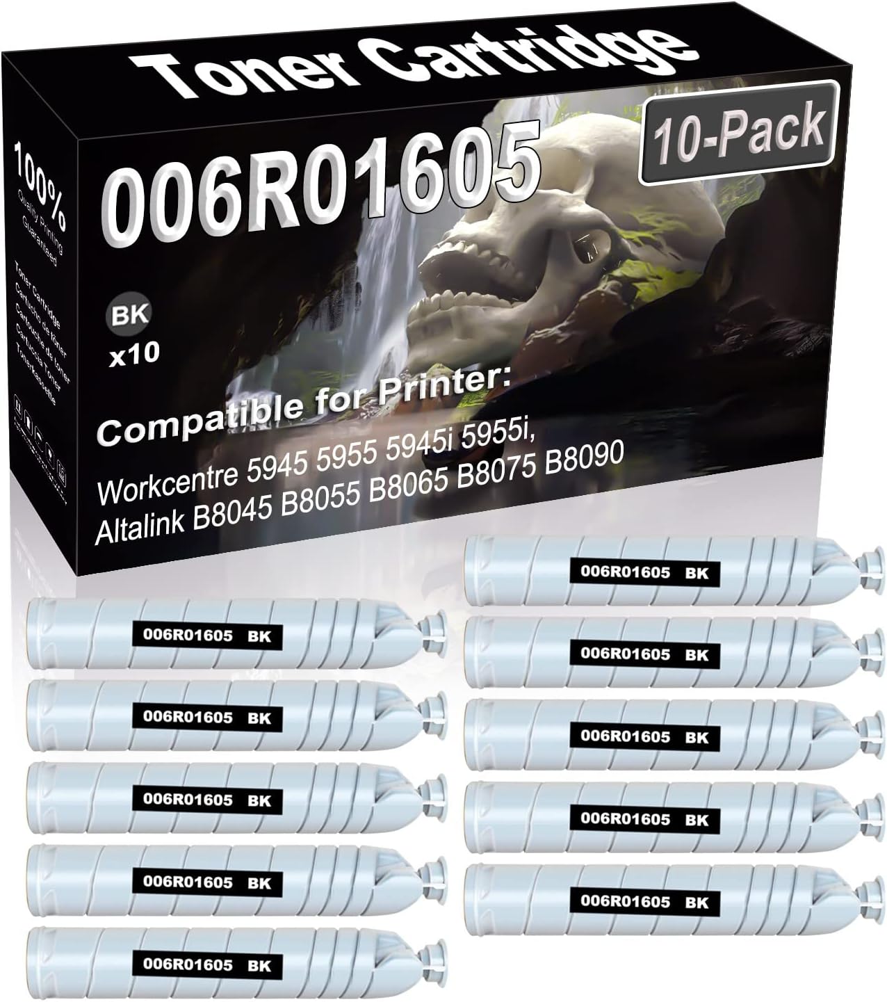 SINIYA 10-Pack (Black) Compatible Workcentre 5945 5955 5945i 5955i Altalink B8045 B8055 B8065 B8075 B8090 Laser Printer Cartridge (High Capacity) Replacement for 006R01605 Printer Cartridge