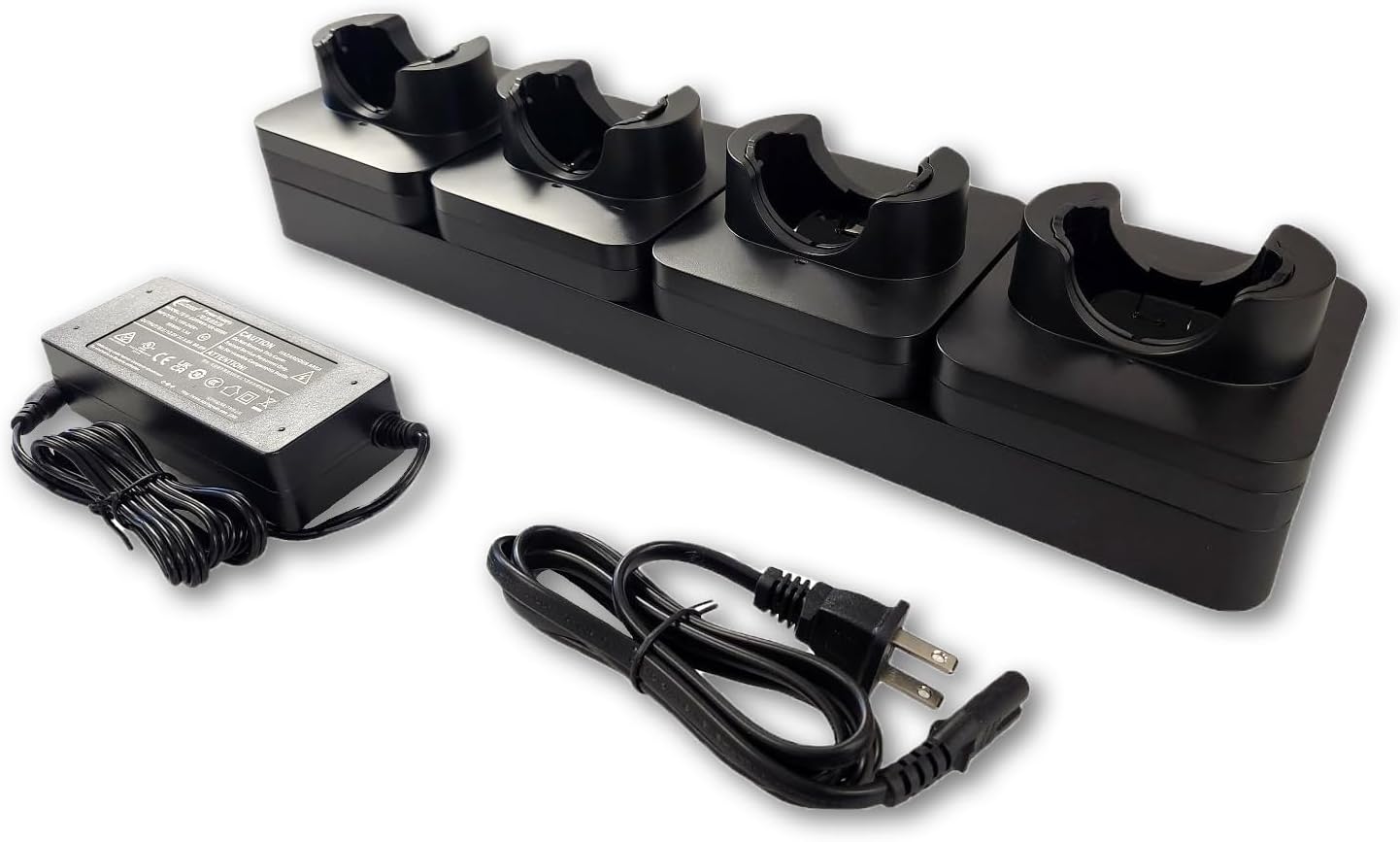 4-Port Charging Cradle for Chainway C61 Android Barcode Scanners, CRD-C61-RBCX4 (Power Supply Included)