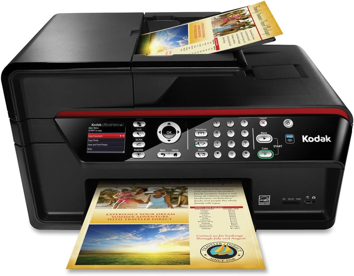 Kodak Hero 6.1 Wireless Color Printer with Scanner, Copier & Fax