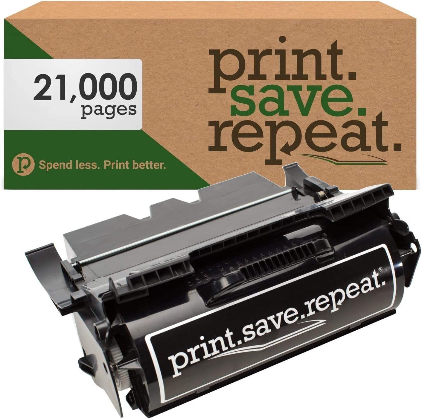 Print.Save.Repeat. Lexmark 64035HA High Yield Remanufactured Toner Cartridge for T640, T642, T644 Laser Printer [21,000 Pages]