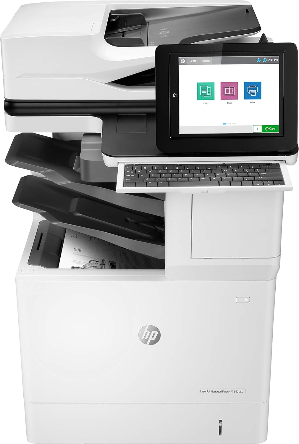 HP Laserjet Managed Flow Multifunction MFP Laser Printer E62665z - Monochrome- 65 PPM - 3GY17A (Renewed)