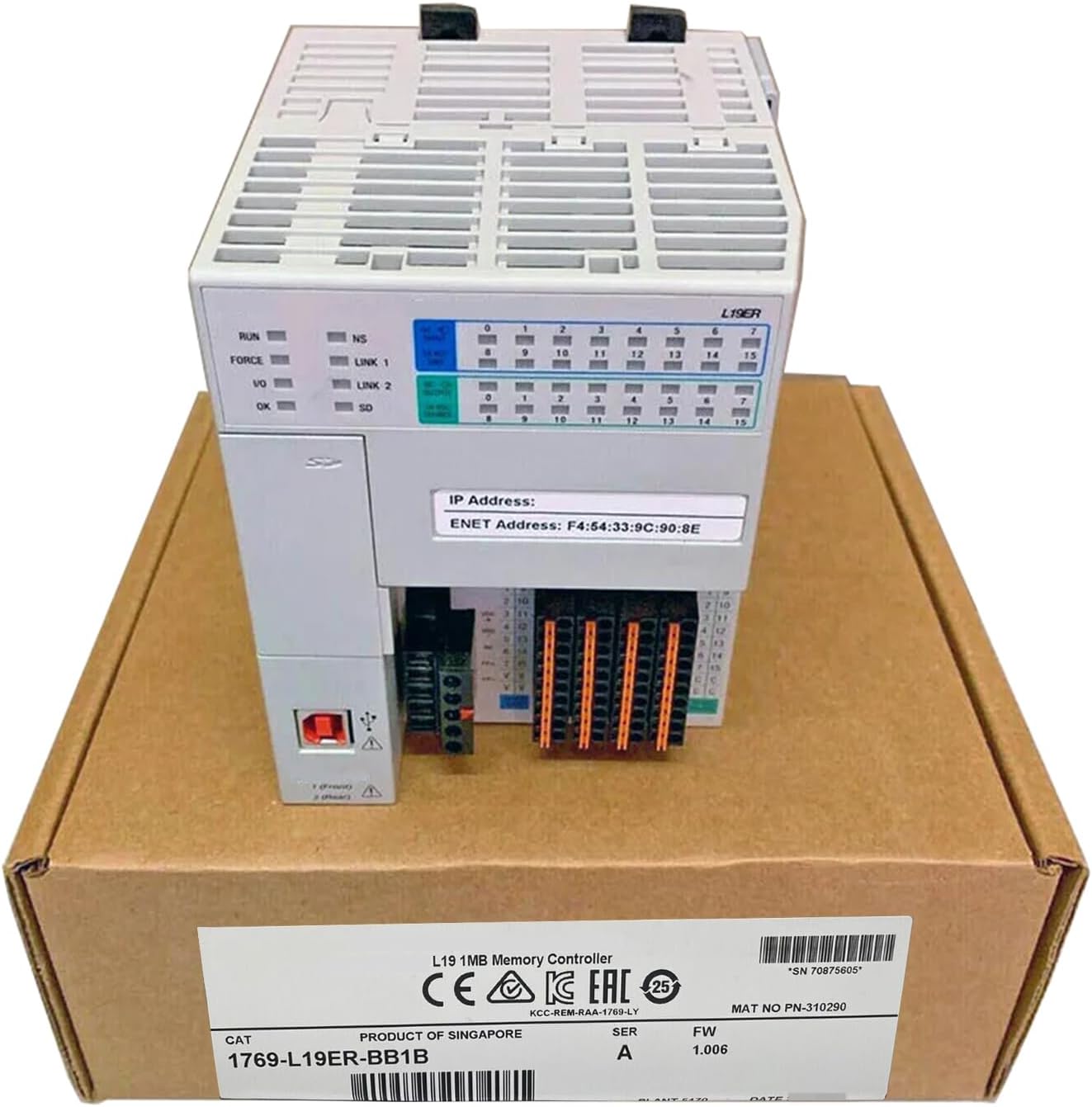 CungSu 1 Pcs 1769-L19ER-BB1B New in Box 1769L19ERBB1B Expediated