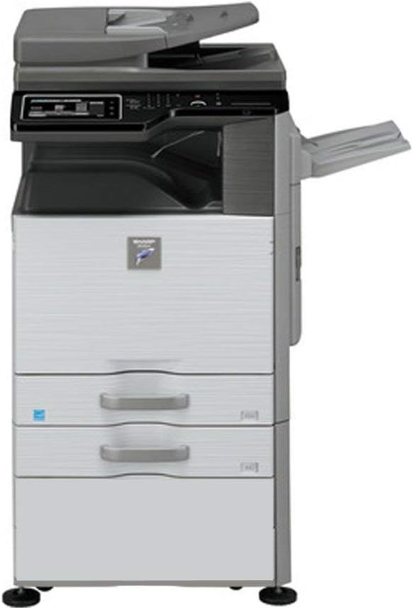 Sharp MX-M564N Tabloid-size Monochrome Laser Multifunction Copier - 56ppm, Copy, Print, Scan, Network Print, Network Color Scan, 2 Trays, Stand (Renewed)