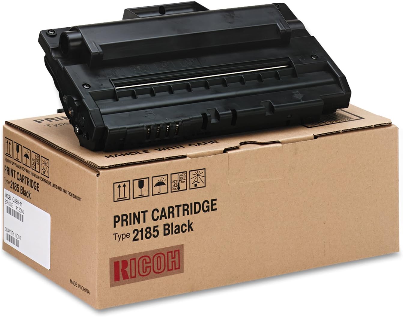 Ricoh 412660 AC205 Black Toner Cartridge