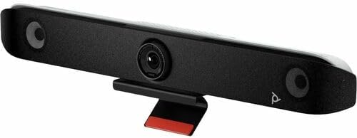 Poly Studio V52 USB Video Bar - for Meeting Room, Video Conferencing - Medium Room Size Supported - 3840 x 2160 Video (Live) - 4K UHD - 60 fps - 1 x Network (RJ-45) - 1 x HDMI in - 2 x HDMI Out - USB