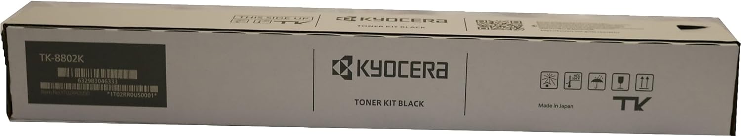 KYOCERA TK-8802 Standard Yield Toner Cartridge (Black) in Retail Packaging (KYOTK8802K)
