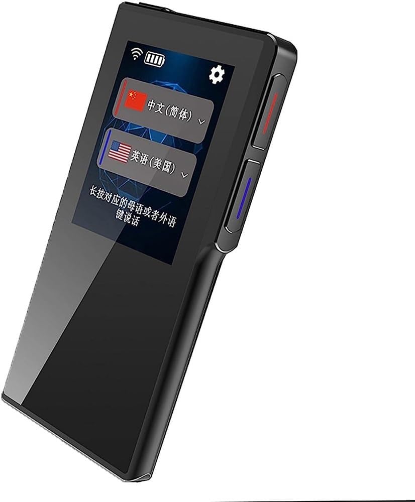 TENGJU Portable Languages Two Way Instant Voice Translator, Portable Foreign Language Translators Device, Portable Two Way Voice Interpreter