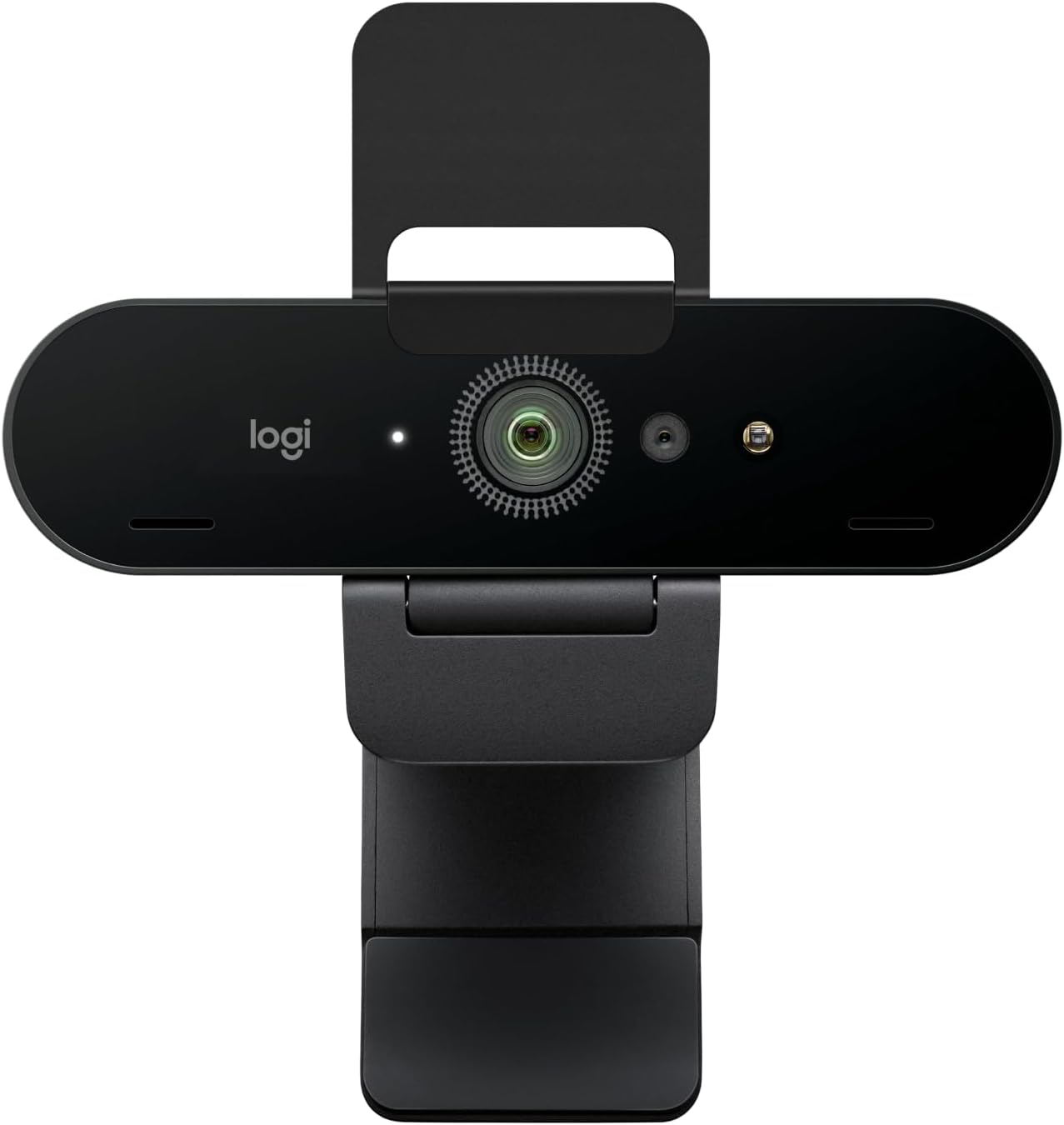Logitech Brio 4K Webcam, Video Calling, Noise-Cancelling mic, HD Auto Light Correction, Wide Field of View, Windows Hello Works with Microsoft Teams, Zoom, Google Meet, PC/Mac/Laptop/MacBook/Tablet