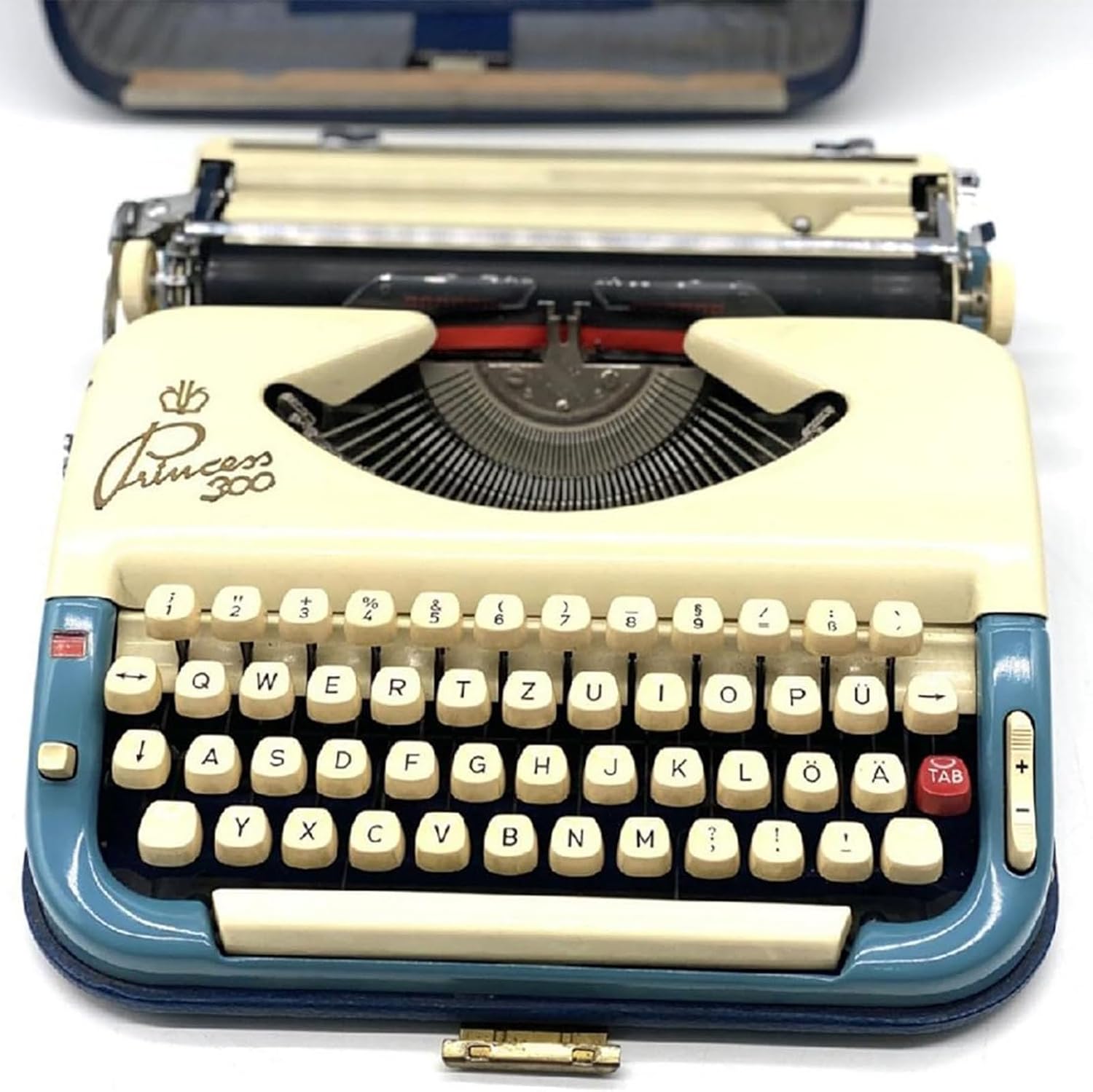 ARTUNV Iego Typewriter, Embossing Label Maker,Old-Traditional Manual Typewriter, Typeable 33 * 30 * 8CM