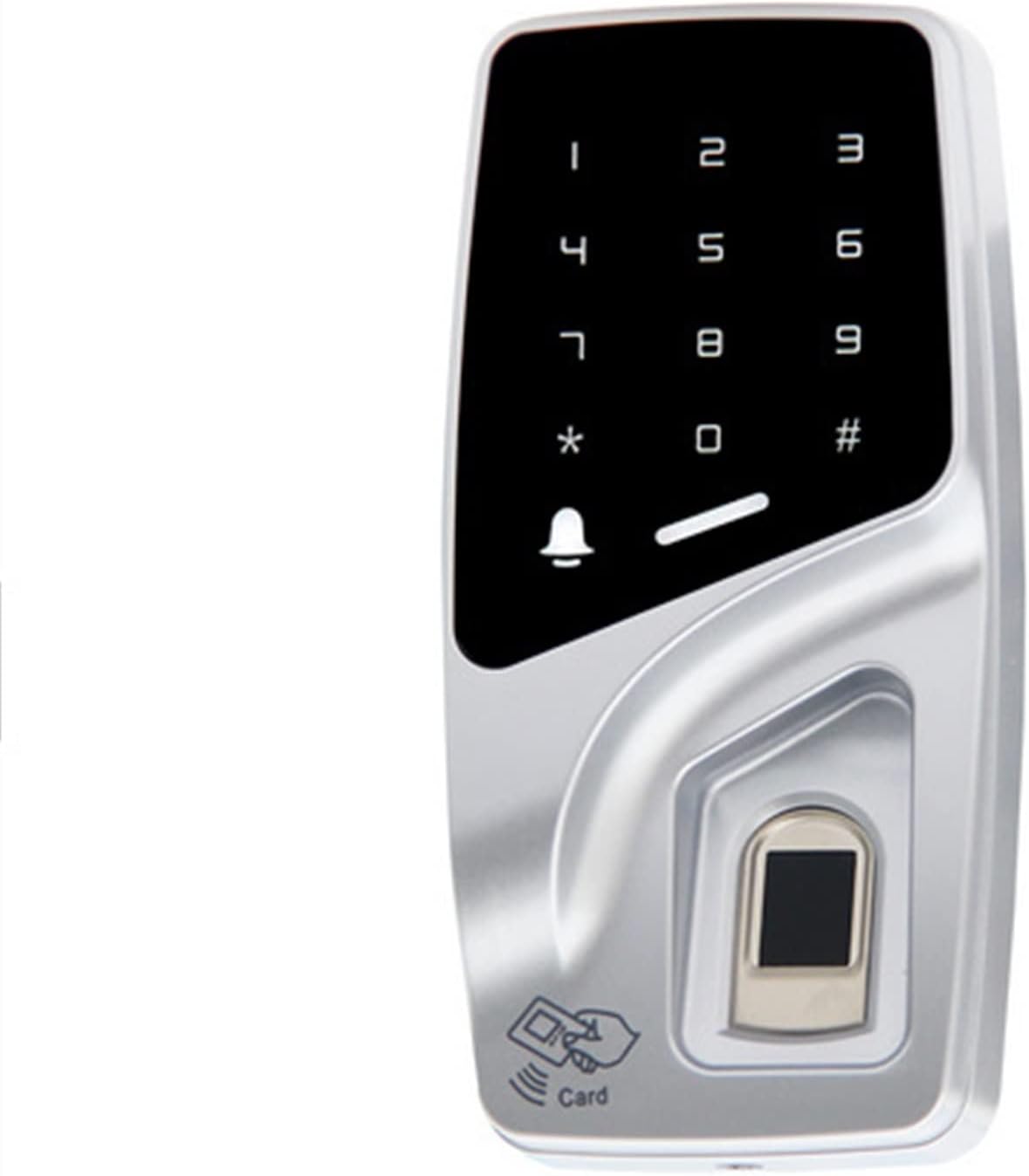 GHJKLZNMRU Time Clock Enterprise Smart Access Control Waterproof Fingerprint Password Access Control Lock Fingerprint Access Control System Single Door Access Control Set Office Electronics Products