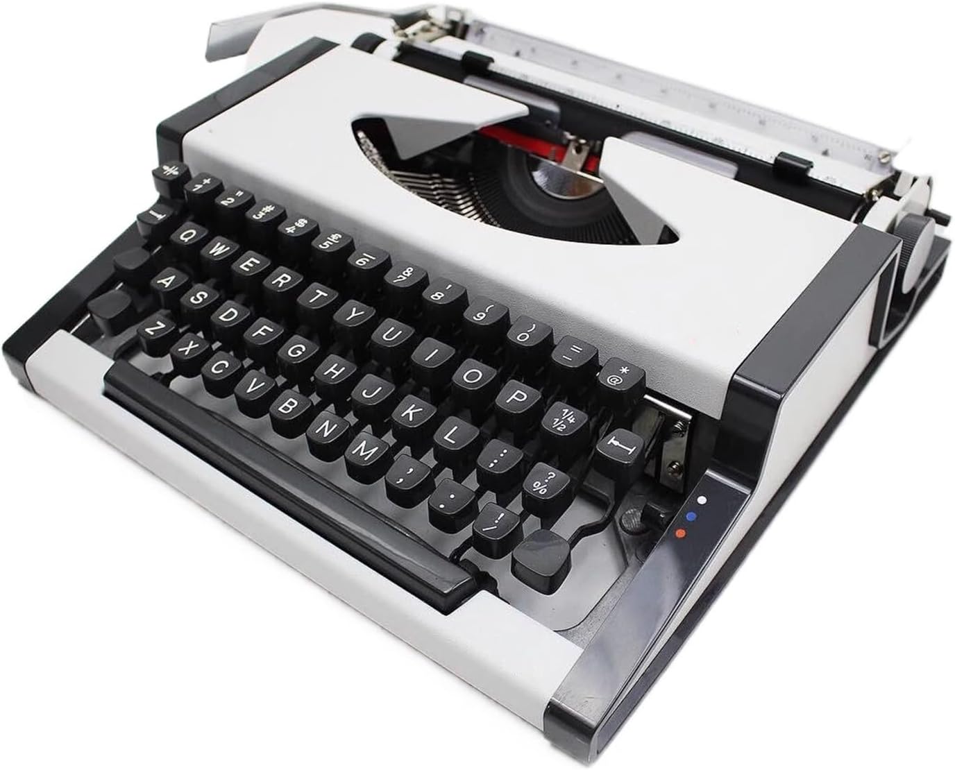 Mechanical English Typewriter, Vintage Finish Antique Typewriters for Notes, Portable Retro Manual Typewriter