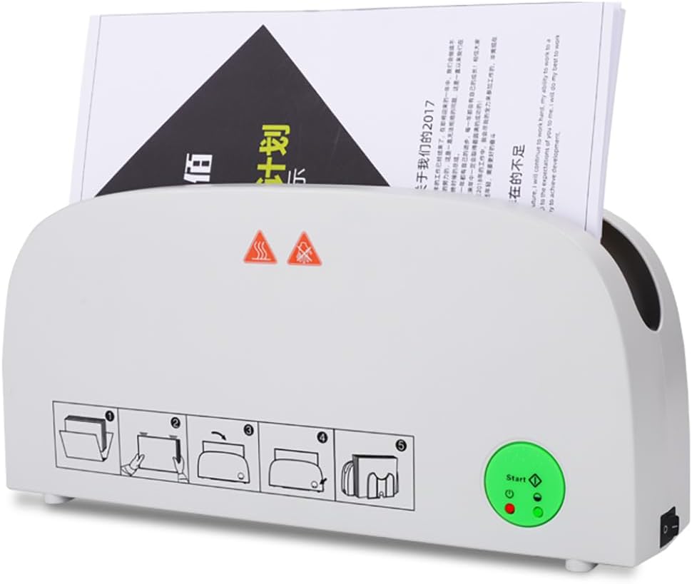 JKSVTF Electric Hot Melt Binding Machine A4 Thermal Binding Machine with 33mm Max Binding Thickness, A4 Book Ridge Binding Kit 1min Fast Binding for Photo Album, Documents and Reports