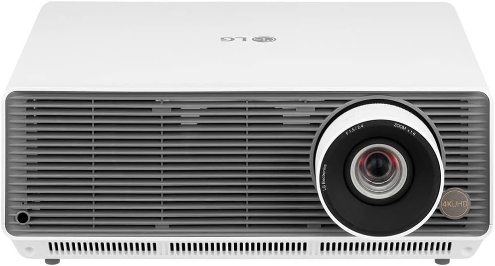 LG ProBeam BU60PST 6000-Lumen XPR 4K UHD Smart Laser DLP Projector, White
