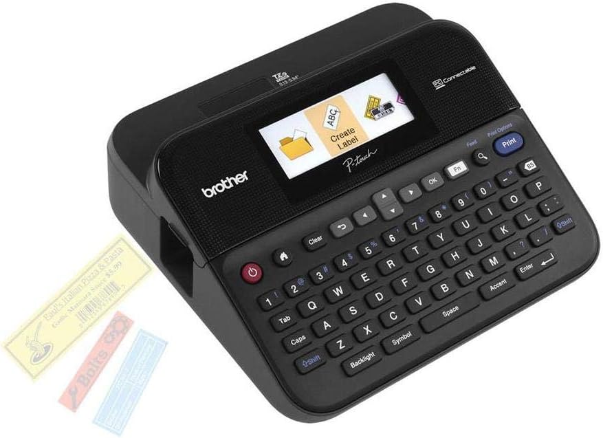 Brother PC-Connectable Label Maker with Color Display - PT-D600