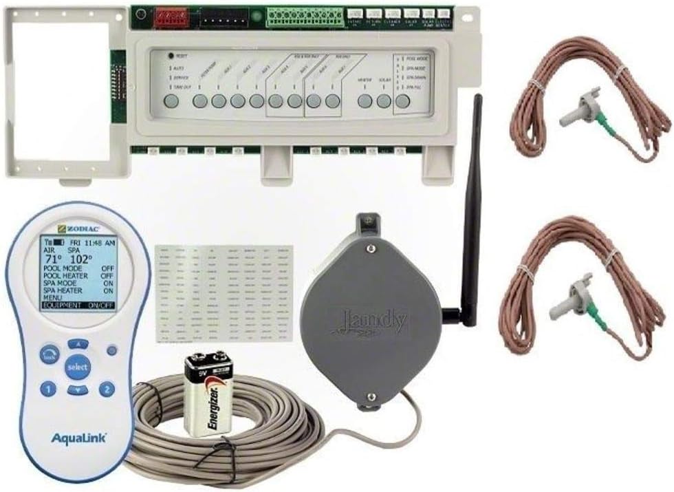 Zodiac AquaLink PDA-P4 4 Auxiliary Pool Digital Assistant Control System with Remote