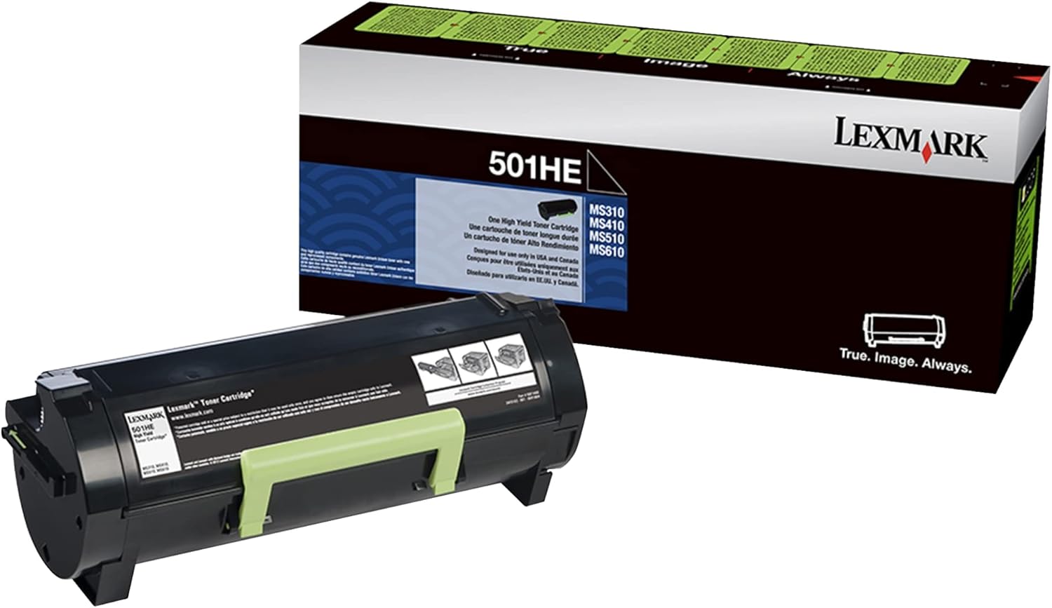 Lexmark 50F1H0E Remanufactured High-Yield Black Toner Cartridge