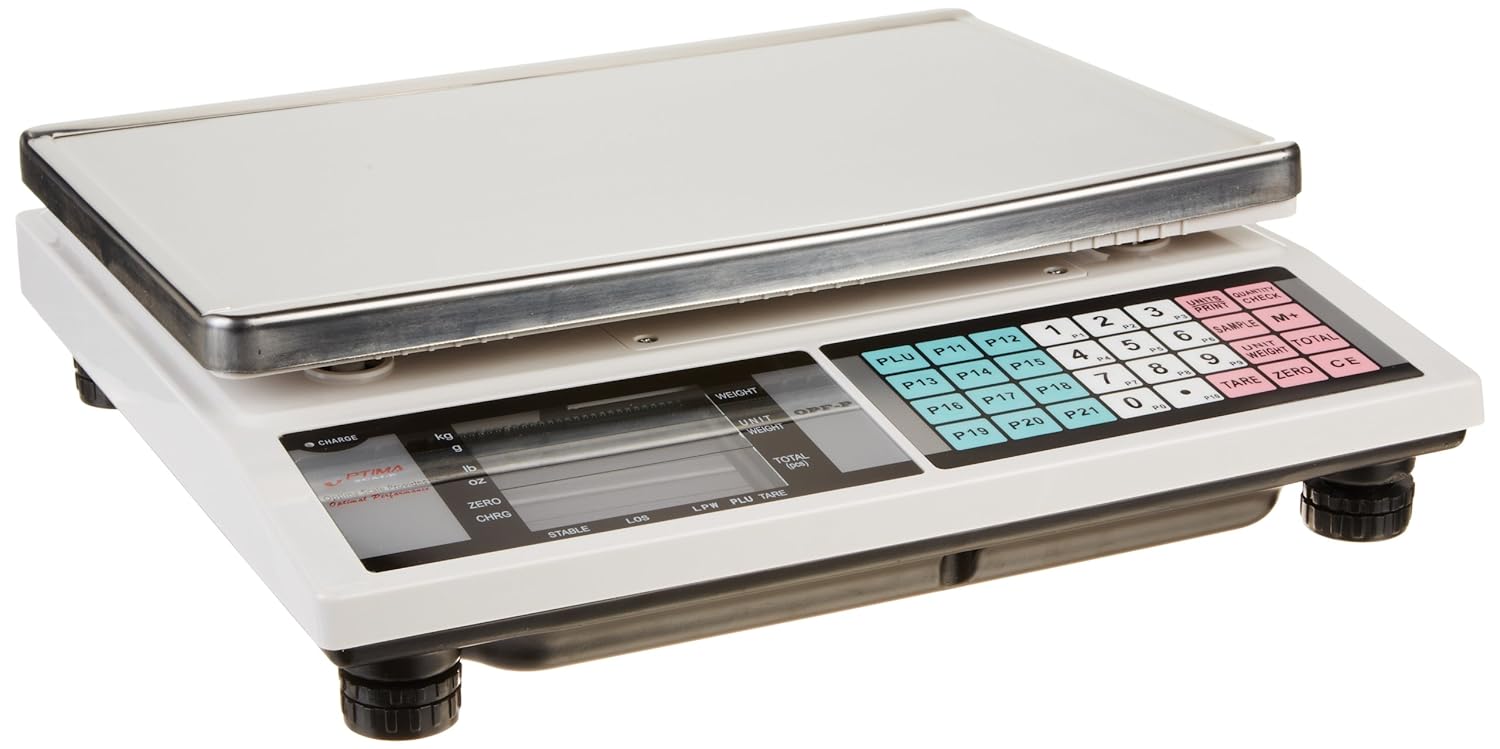Optima Scales OPF-P15 Parts Counting Digital Balance, 15kg x 0.5g