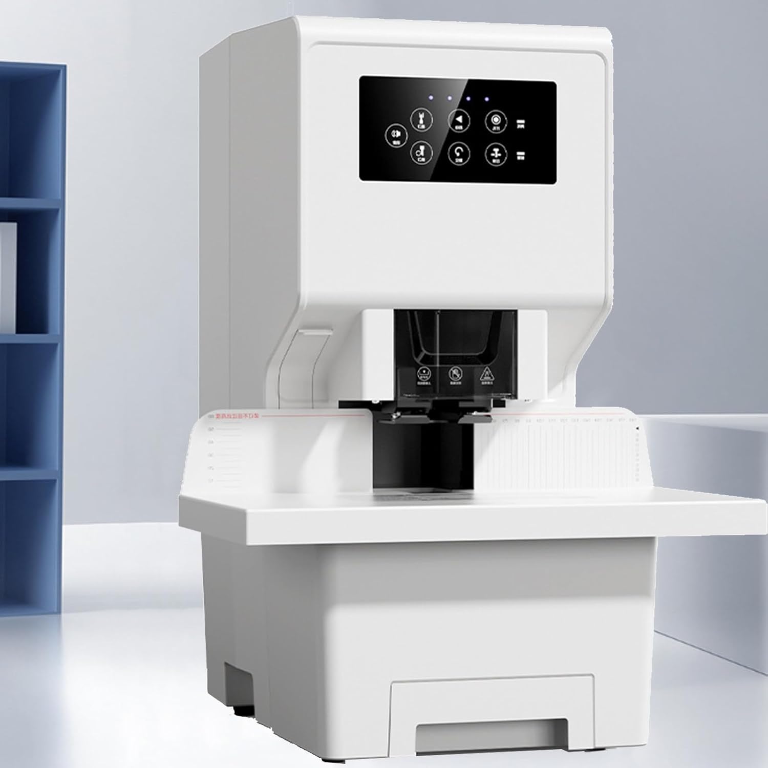 Bill Voucher Binding Machine, Electric Bindinghine,Seconds Fast Binding, 60mm Thickness, Touch Buttons, Easy to Simple, for School Office Binding