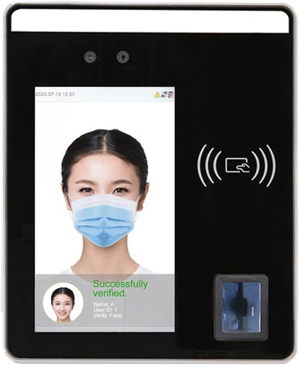 Time Clock Biometric Fingerprint Face Facial Recognition Time Attendance Machine TCP/IP RFID Card Door Accss Control System Office Electronics Products,