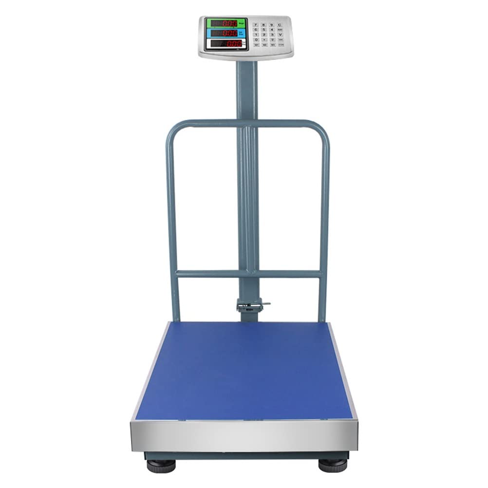 Digital Platform Scale Weight Electronic Floor Heavy Duty Folding Scales High-Definition LCD Display Perfect for Luggage Package Price Computing Postal Shipping Mailing (Size : 400kg/100g) (400kg/10
