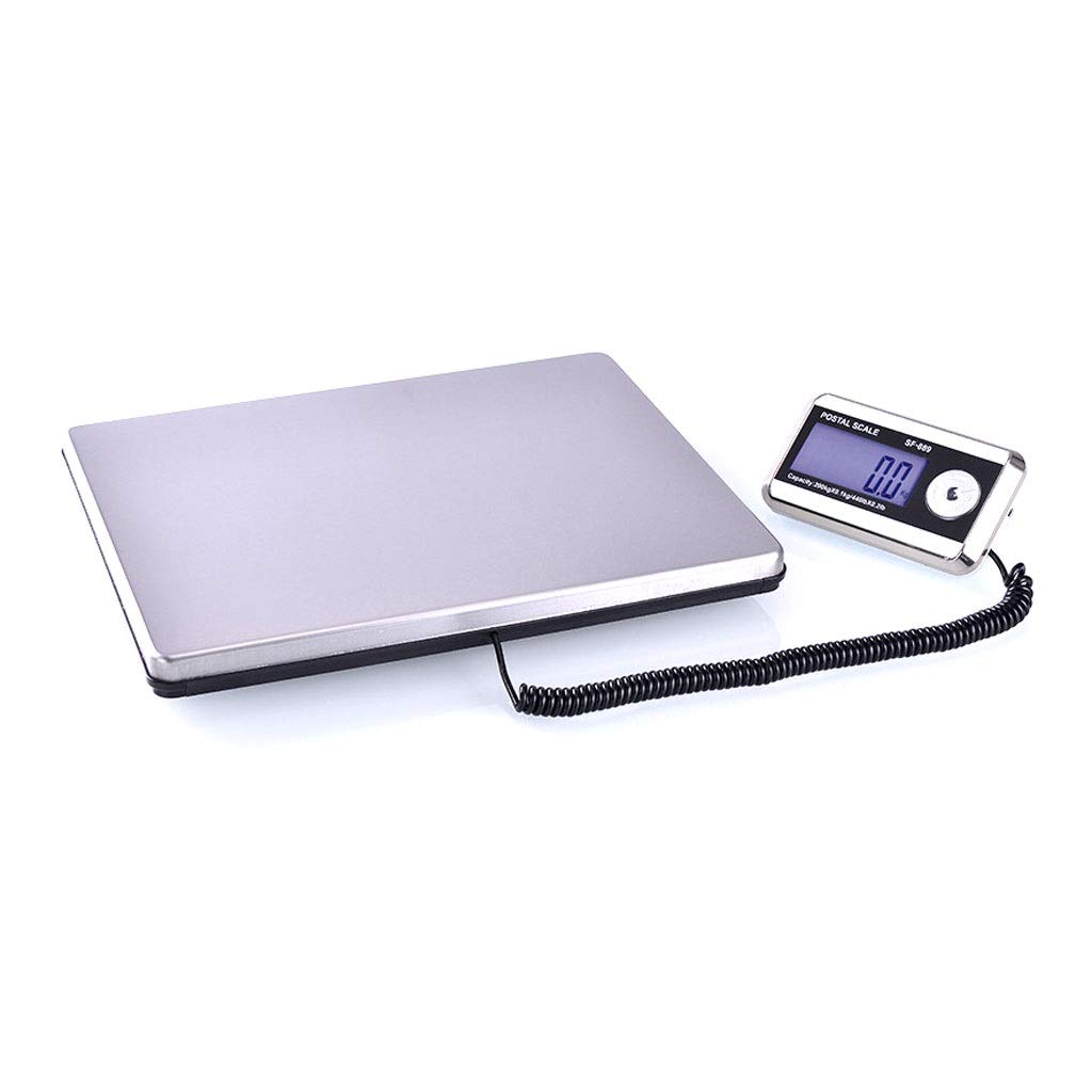 Electronic Digital Scale,200Kg .1Kg Precision Platform Weighing Scale with Led Display, Stainless Steel Industrial Postal Scale