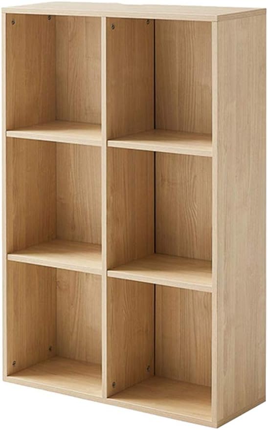 FUFU Solid Wood Bookcase Bookshelf 3 Layer Shelf Unit Display Stand Living Room Independent Shelf