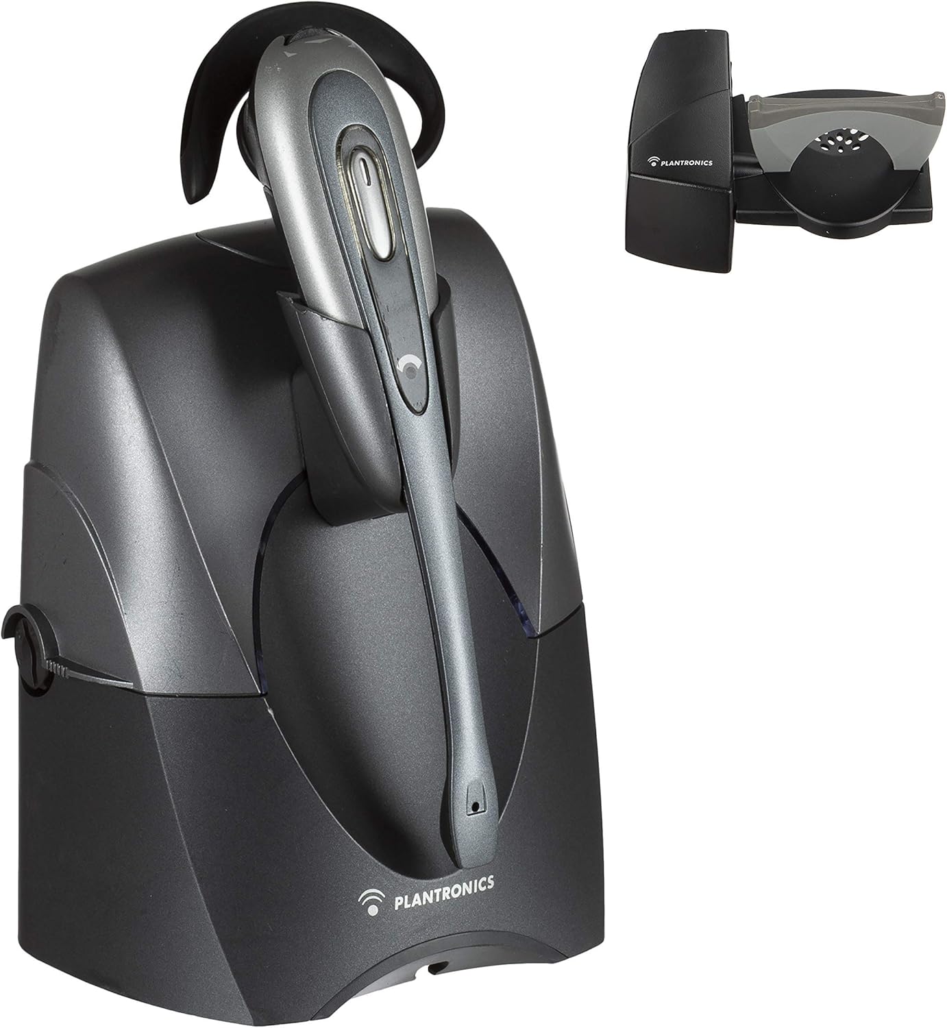 Plantronics CS55 Wireless Office Headset Included Bundle with Lifter and Headset Advisor Wipe (Renewed)